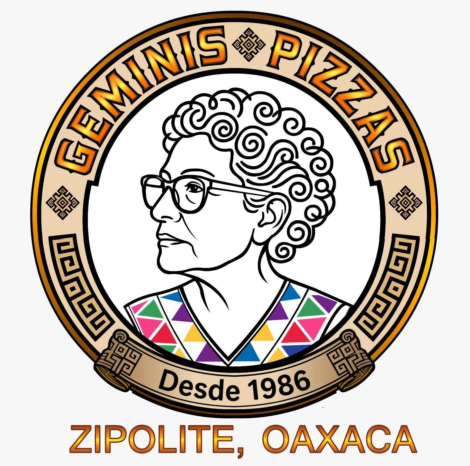 Logotipo de Géminis Pizza
